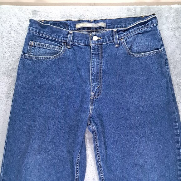 Vintage Levis SILVERTAB Jean Mens 34x31, Tag 34x34 Y2K Low Loose  Blue Denim - Picture 3 of 12